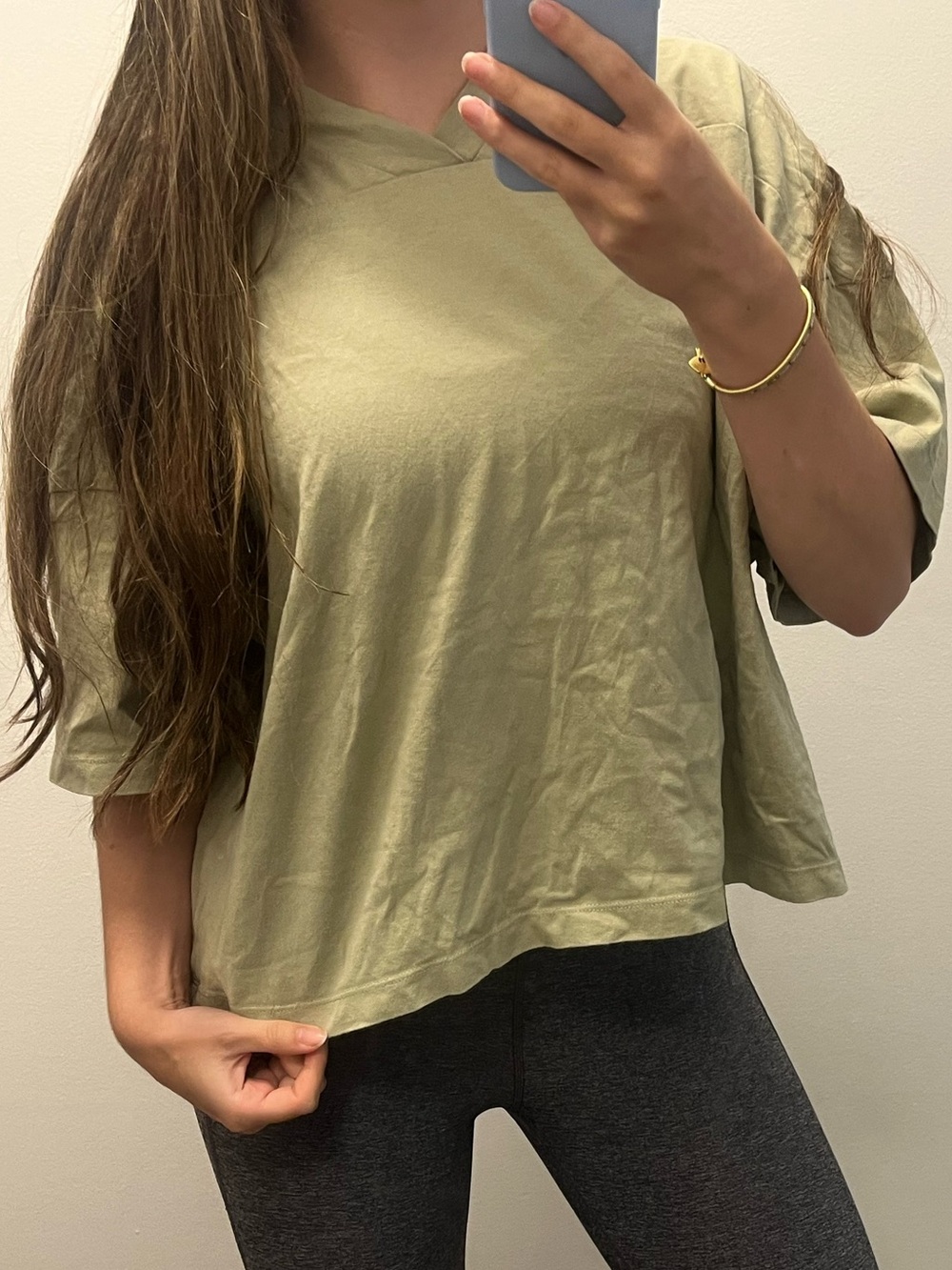 essentials❣️fear of god v-neck boxy t-shirt - Picture 4 of 12